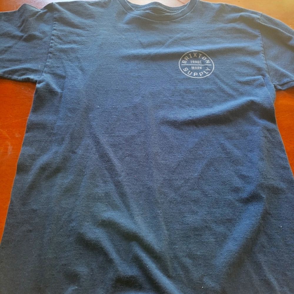 Brixton Men's T-Shirt, Med, Blue